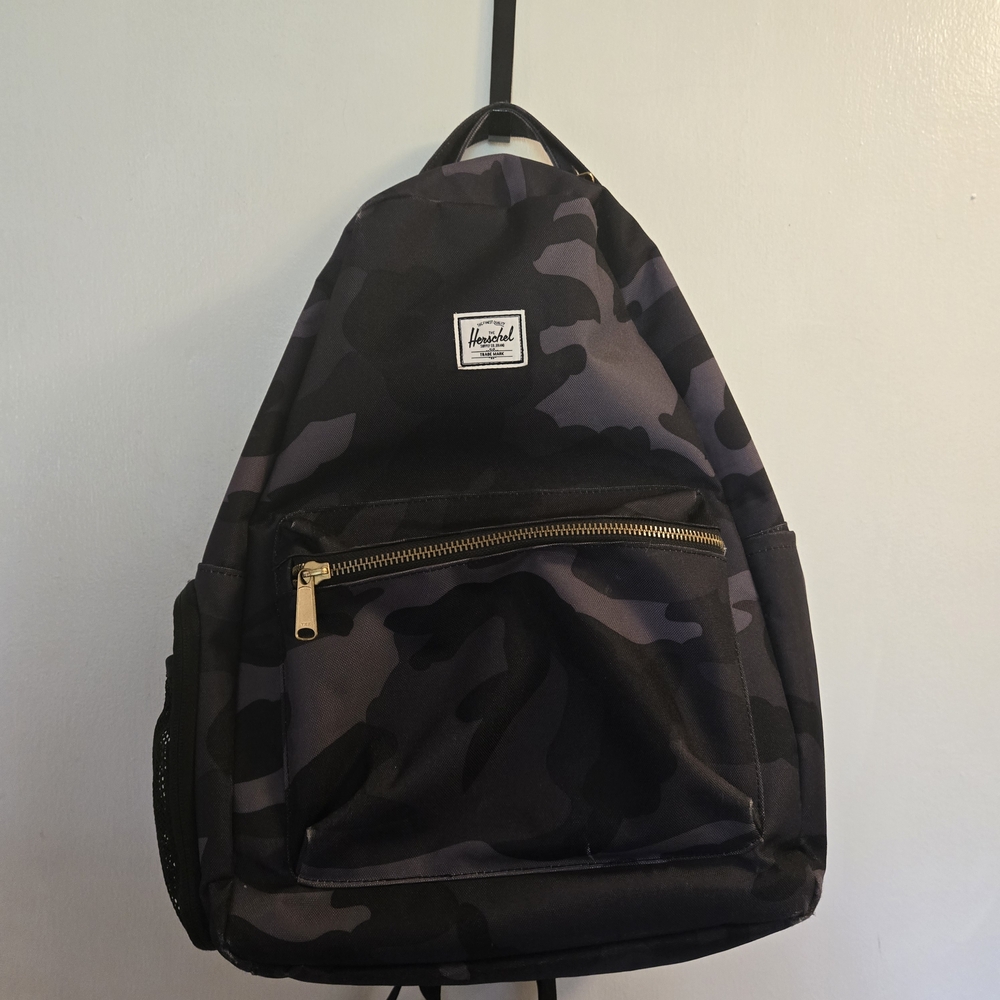 Herschel Supply Company Black Camo Camouflage Backpack